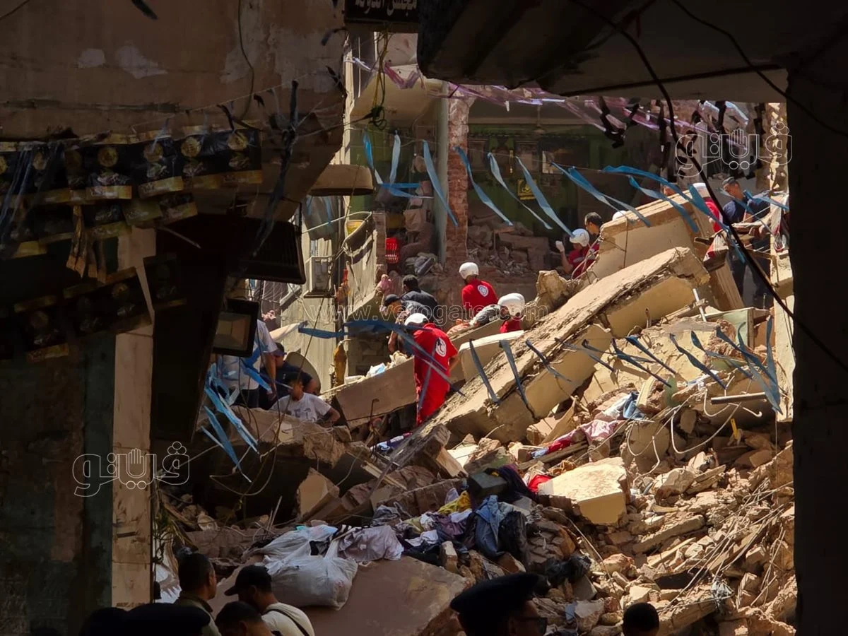 انهيار عقارات حدائق القبة