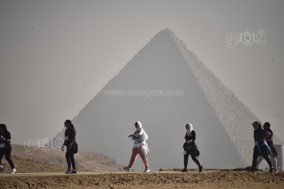 الجميلات يتصدرن المشهد في نصف ماراثون الأهرامات (10)