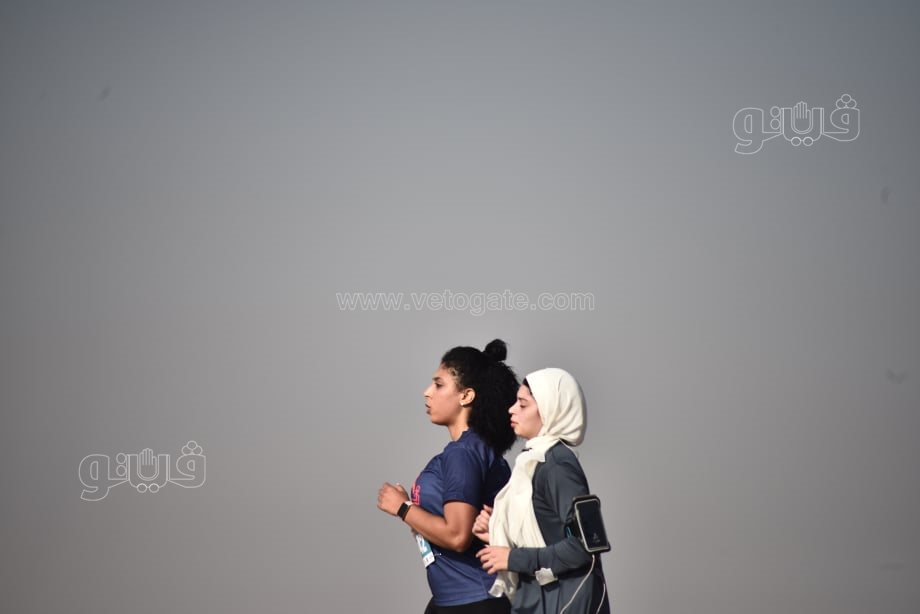 الجميلات يتصدرن المشهد في نصف ماراثون الأهرامات (3)
