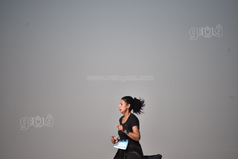 الجميلات يتصدرن المشهد في نصف ماراثون الأهرامات (5)