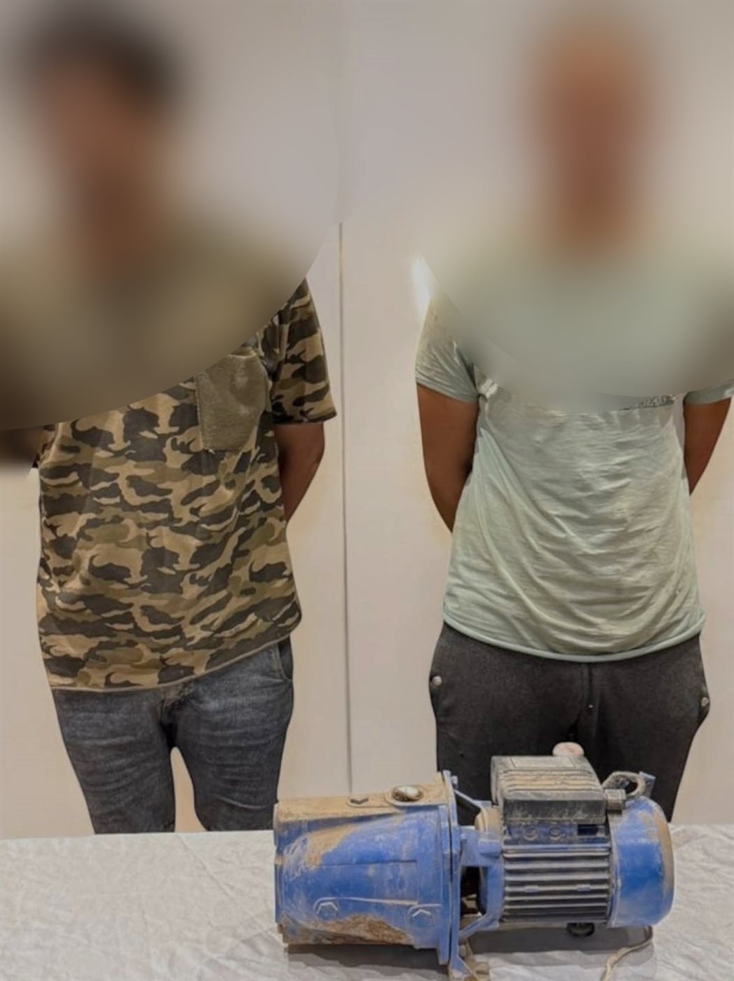 فيديو يقود الشرطة لضبط تشكيل عصابى لسرقة مواتير مياه العقارات بالمرج