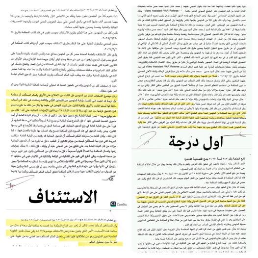 حكم المحكمة الإقتصادية ومحكمة الإستئناف في القضية، فيتو