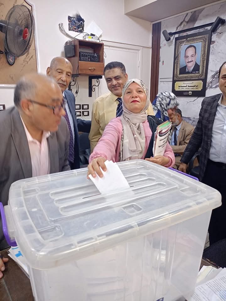 جانب من عملية التصويت، فيتو