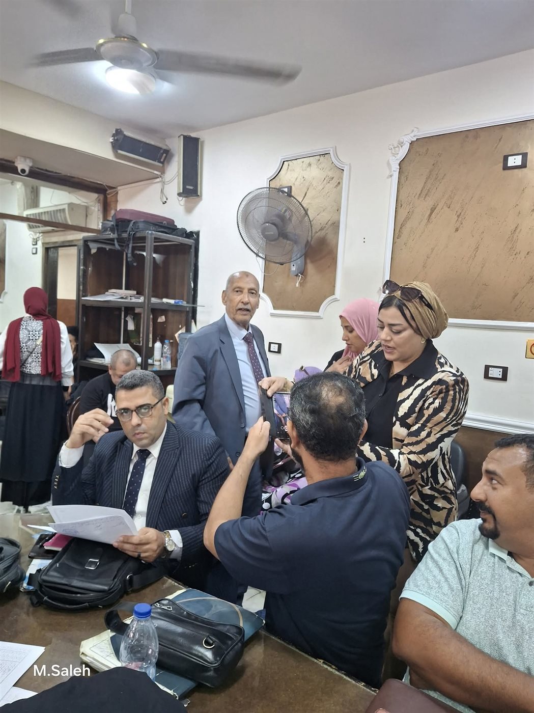 جانب من عملية التصويت، فيتو