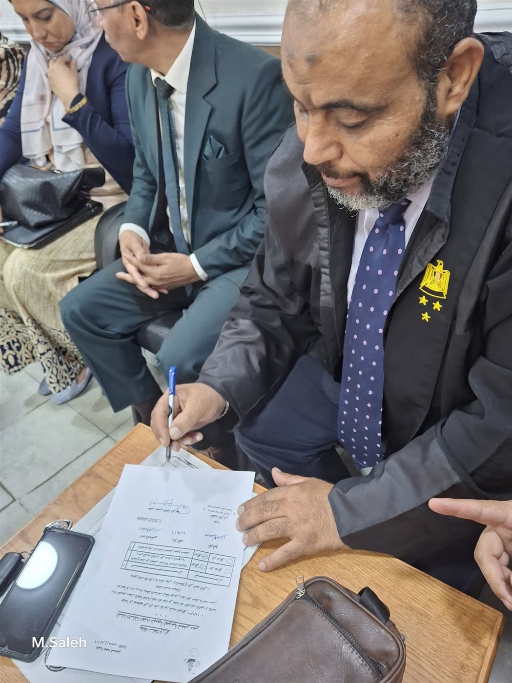 جانب من عملية التصويت، فيتو