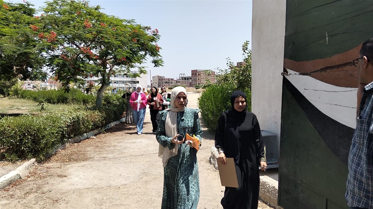 جانب من خروج الطلاب، فيتو