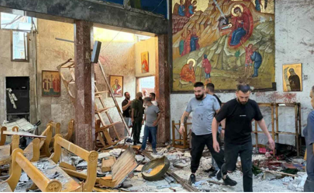 تفجير كنيسة مار إلياس بدمشق، فيتو