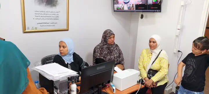 جانب من العمل بالمركز، فيتو