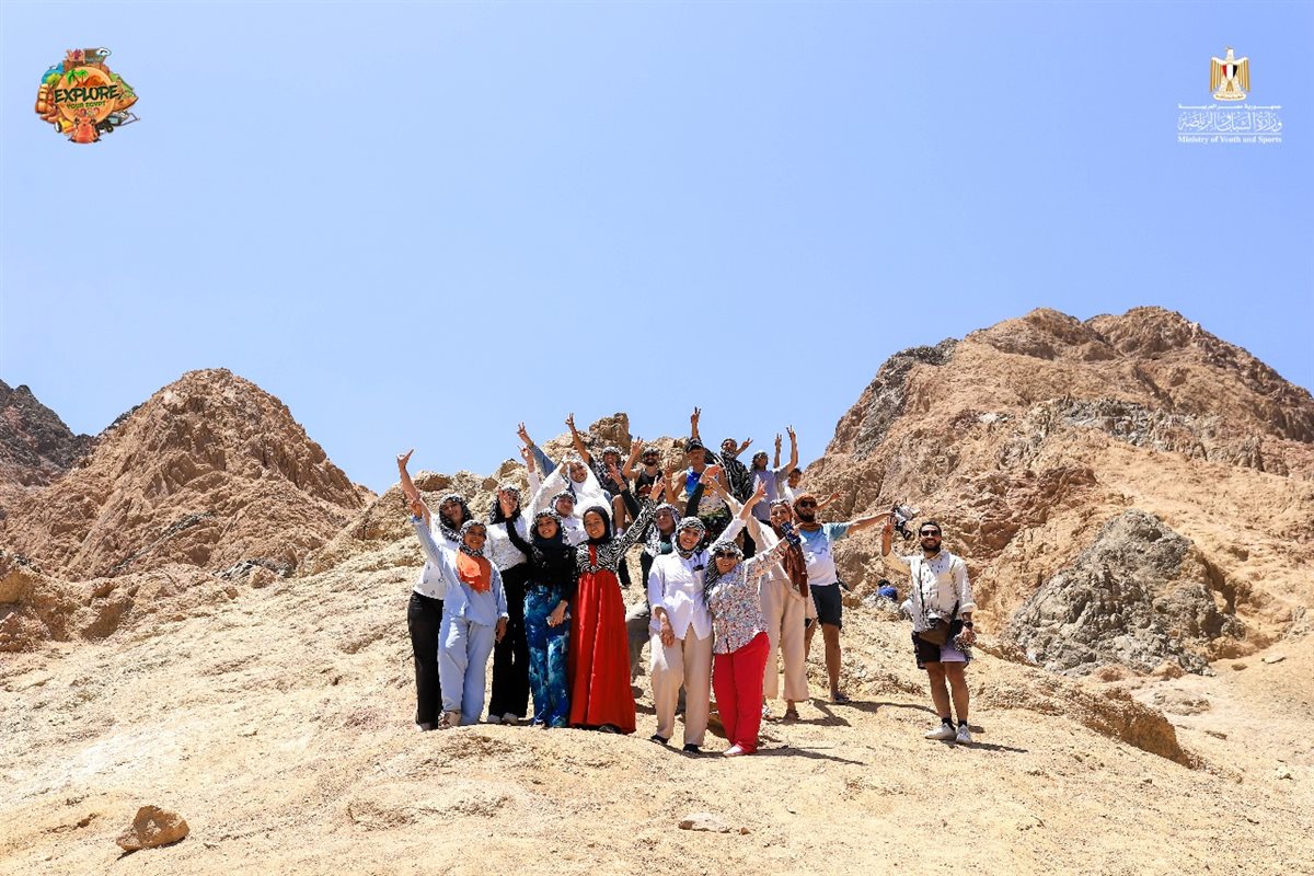 وزارة الرياضة تطلق رحلات اكتشف مصر للشباب والطلائع بمدينة دهب