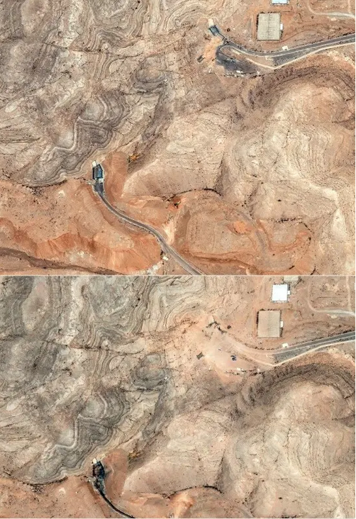 منشأة أصفهان بعد الضربة الأميركية