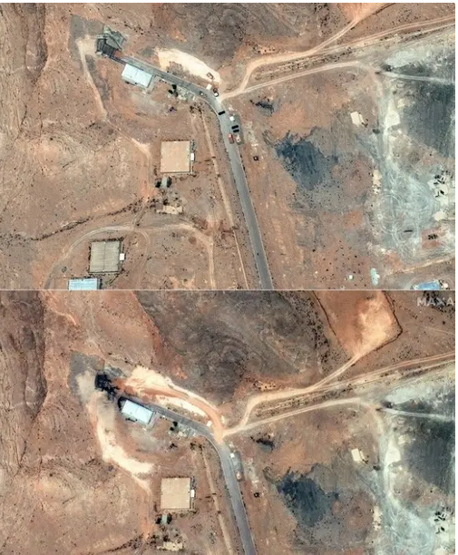 منشأة أصفهان بعد الضربة الأميركية