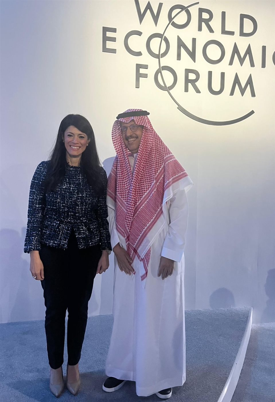 الدكتورة رانيا المشاط ورئيس شركة أكوا باور للطاقة