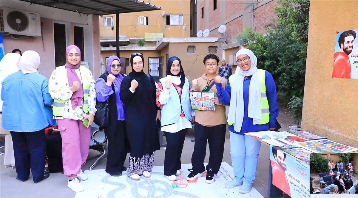 قافلة جامعة القاهرة في حي بولاق الدكرور