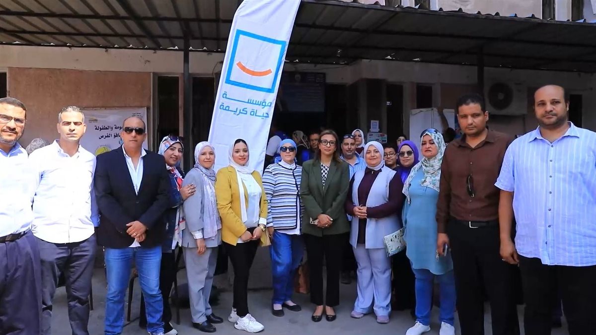 قافلة جامعة القاهرة في حي بولاق الدكرور