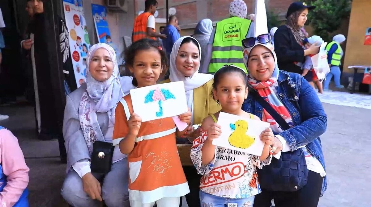 قافلة جامعة القاهرة في حي بولاق الدكرور