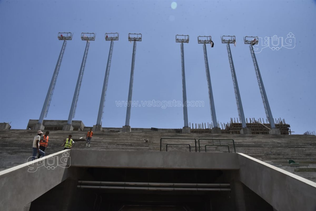 اعمال التطوير باستاد بورسعيد الجديد، فيتو