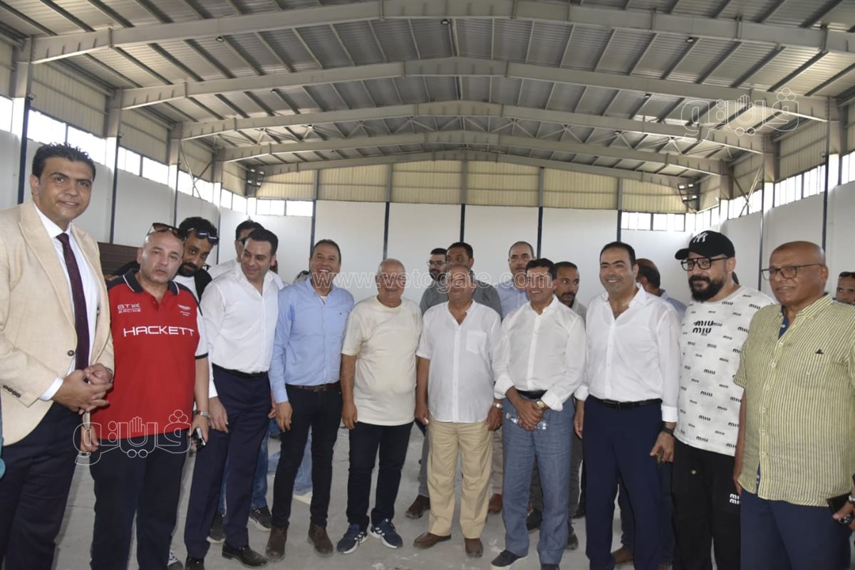 محافظ بورسعيد ووزير الشباب يتفقدان نادي بورسعيد الرياضي، فيتو