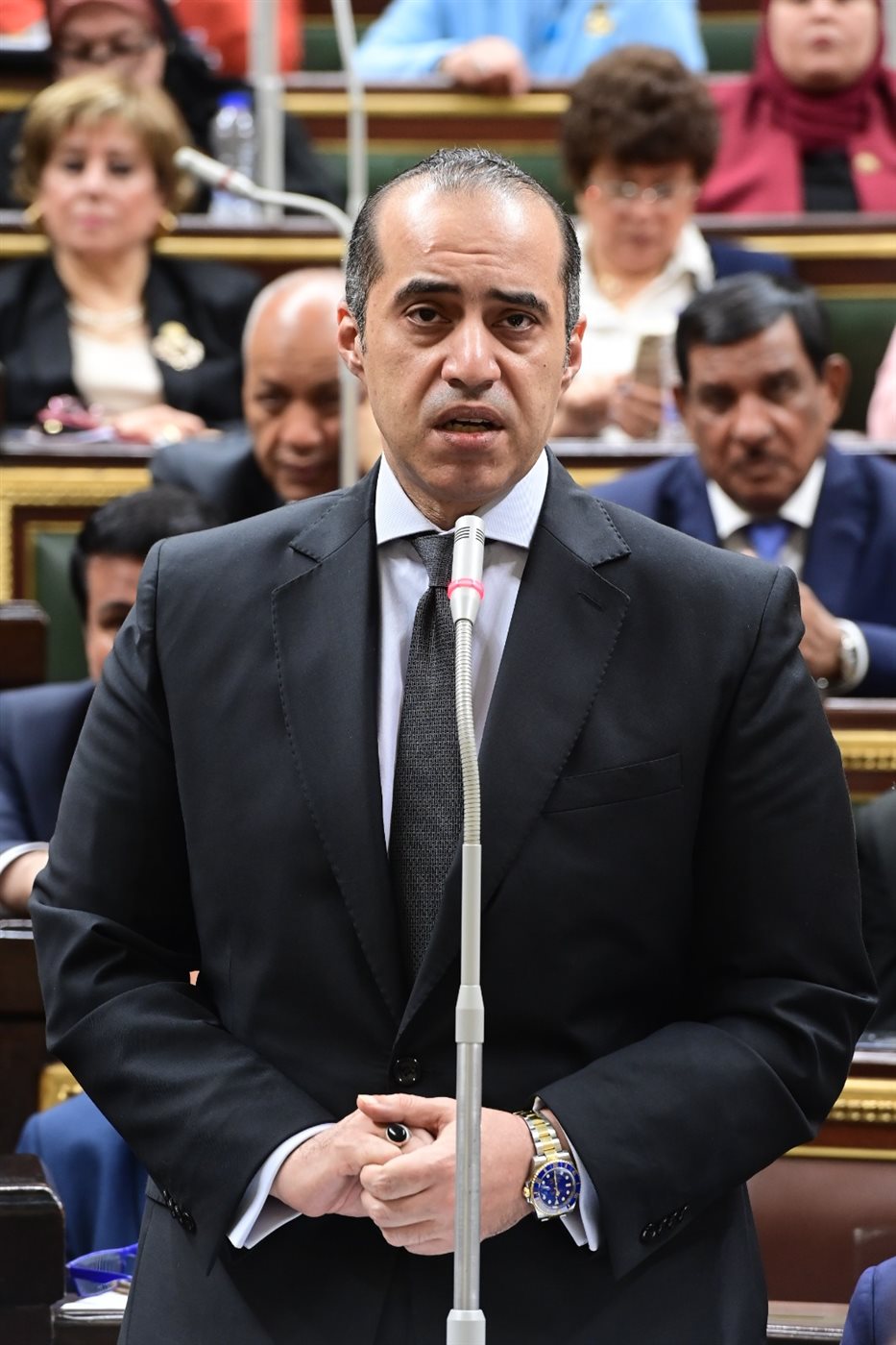 المستشار محمود فوزي وزير الشئون النيابية 