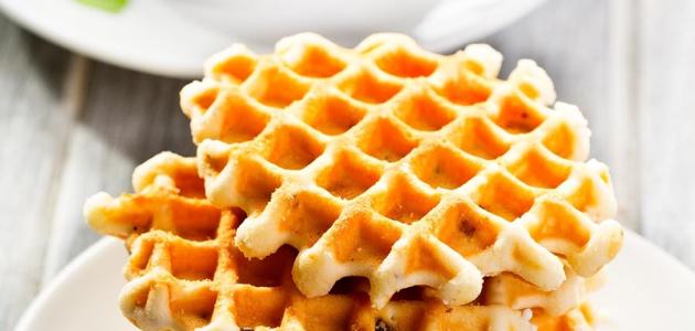 طريقة عمل الوافل 