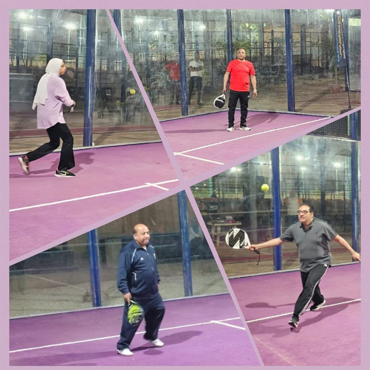 ملاعب البادل بجامعة القاهرة