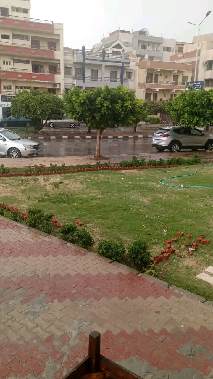 هطول أمطار على العاشر من رمضان رغم الأجواء الحارة..والمواطنون يوثقون المشهد بالصور،فيتو