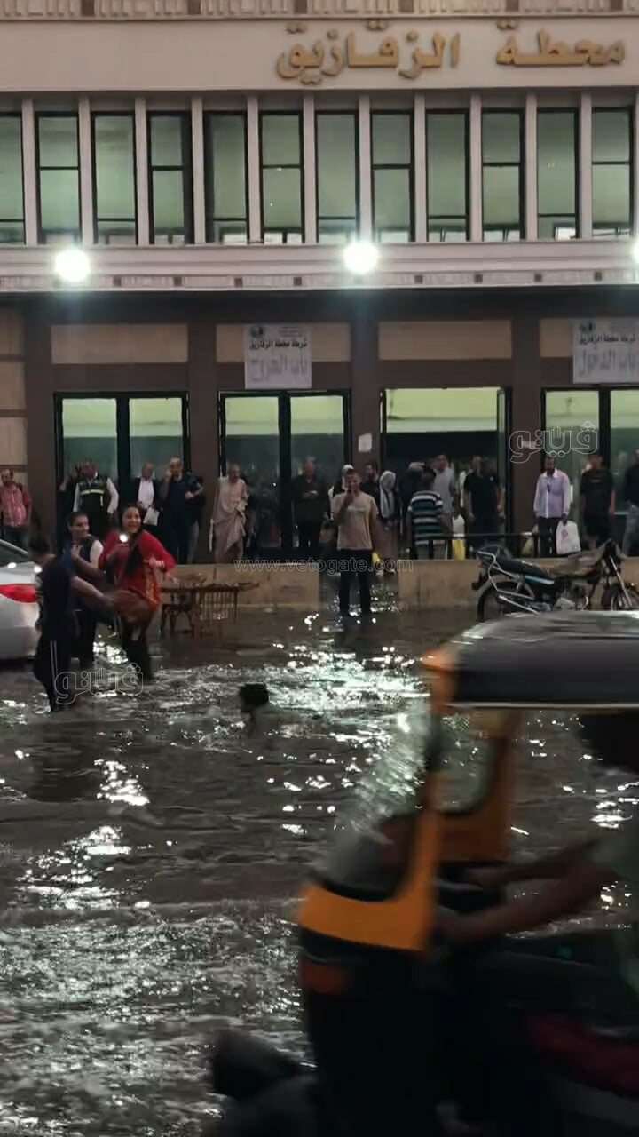 أمطارالشرقية تكشف ضعف شبكات التصريف..وتغرق الشوارع قرب ديوان المحافظة،فيتو