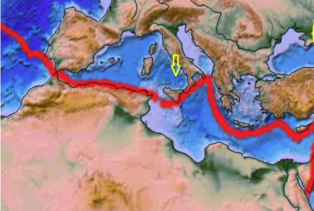 ارتفاع درجة حرارة البحر المتوسط بسبب المجاما، فيتو