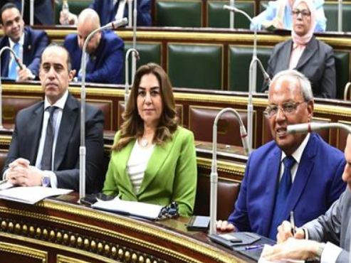 منال عوض بمجلس الشعب بعد حادث الطريق الإقليمي، فيتو