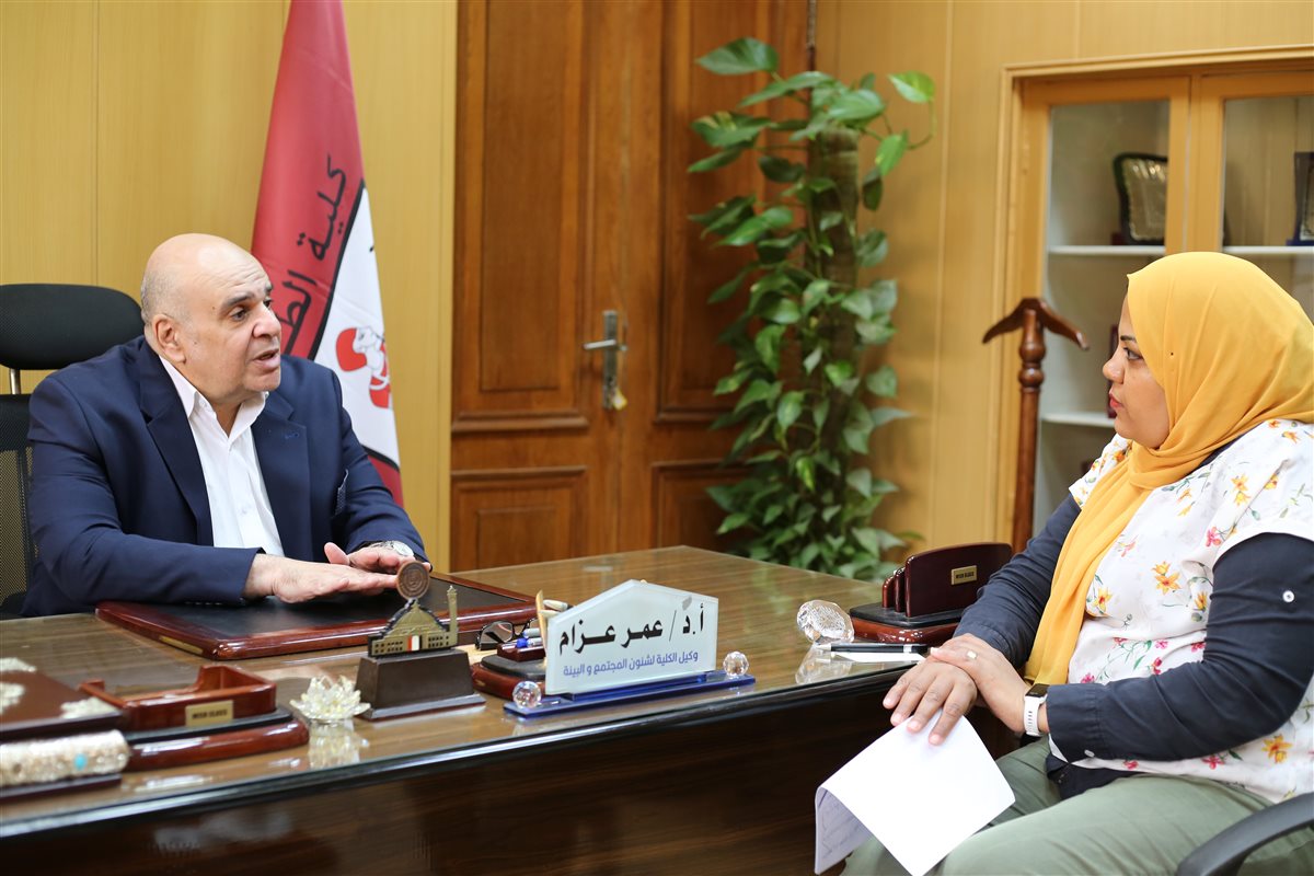 وكيل طب قصر العيني مع محرر فيتو