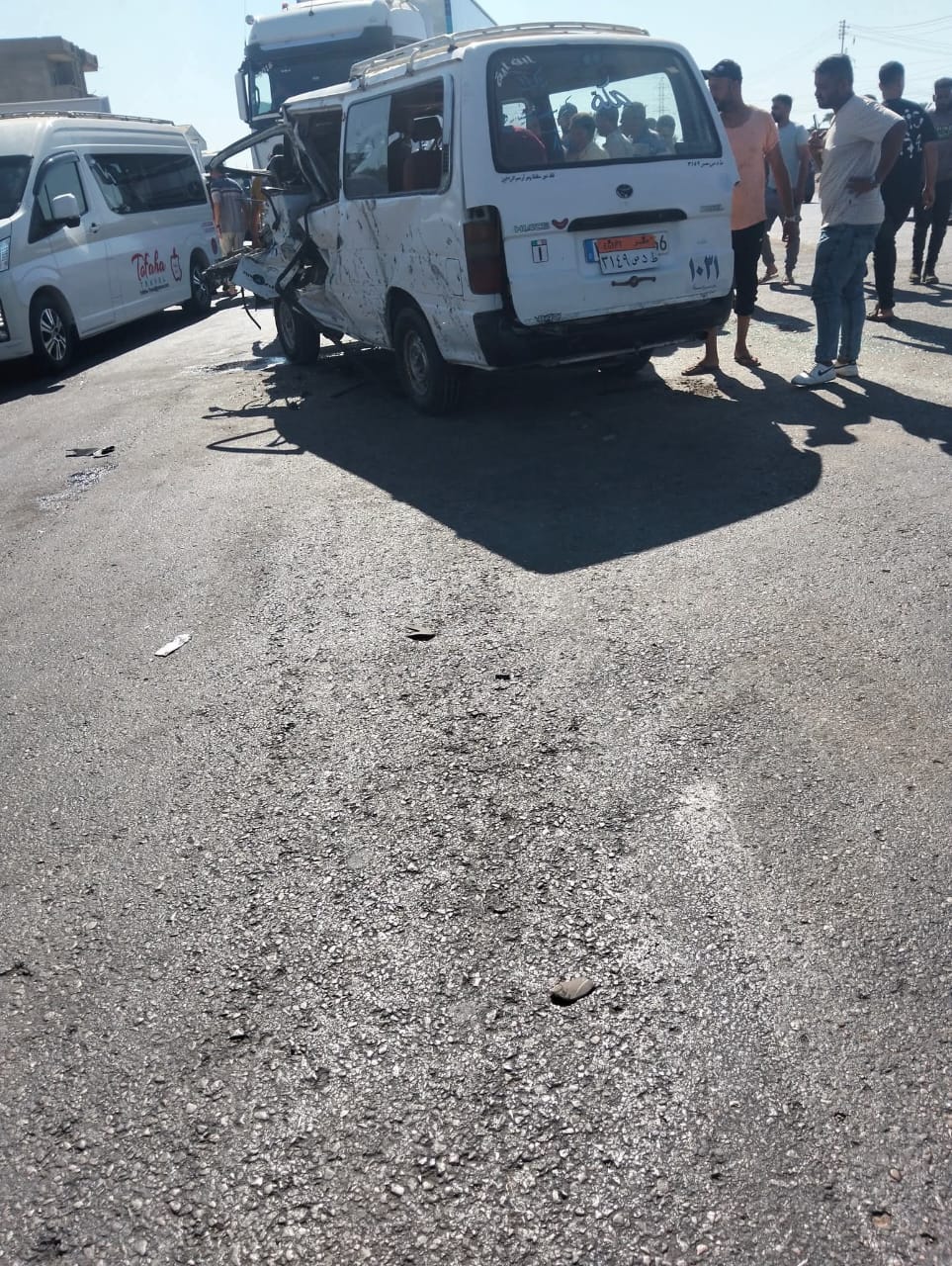 الميكروباص المنكوب