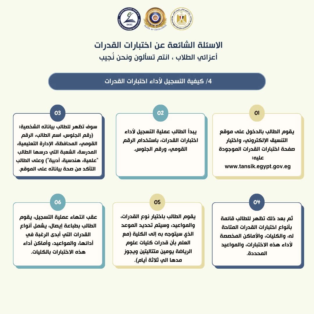 دليل الطالب لاختبارات القدرات