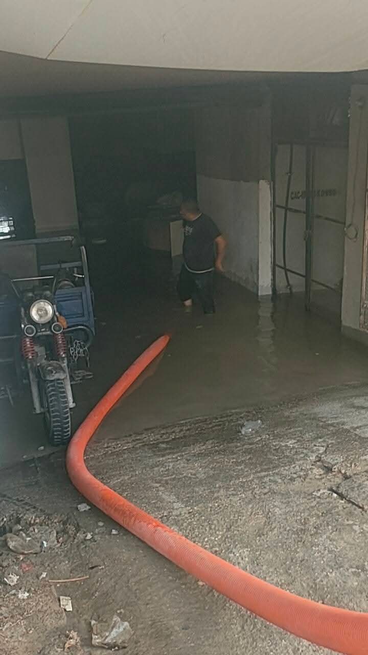 جانب من الأماكن المتضررة،فيتو