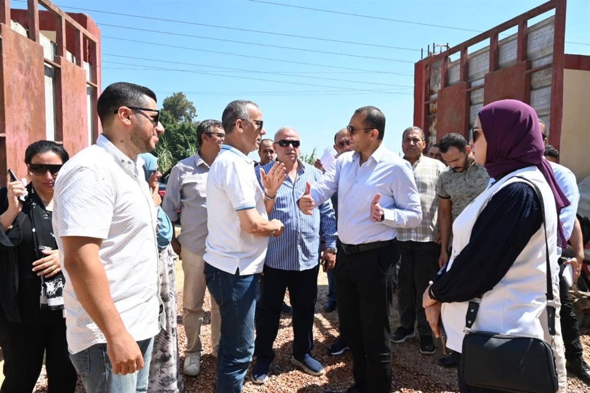 نائب محافظ البحيرة يتفقد مشروعات المياه بمركز بدر، فيتو