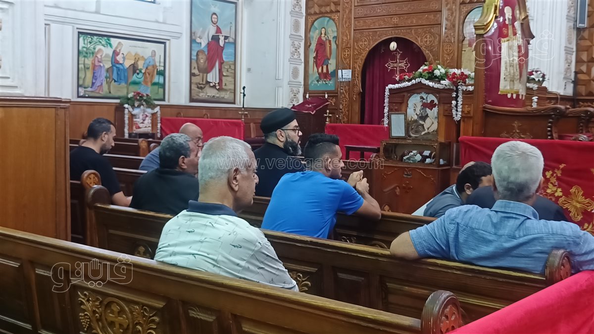 عزاء القمص بطرس الجبلاوي ببورسعيد، فيتو