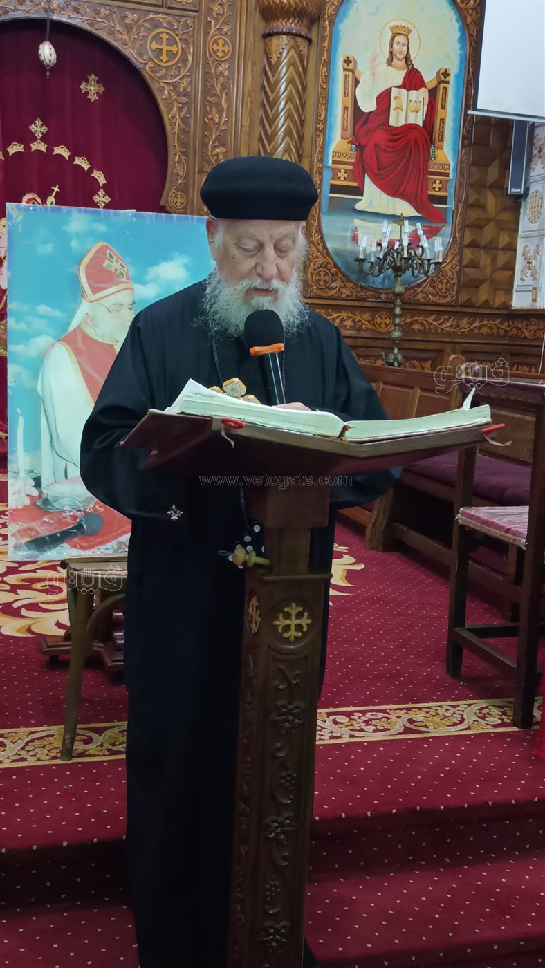 عزاء القمص بطرس الجبلاوي ببورسعيد، فيتو