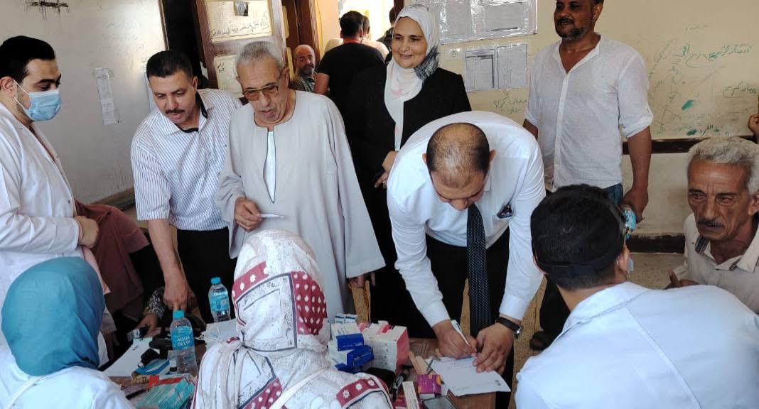 قافلة طبية مجانية بقرية اريمون بالبحيرة، فيتو