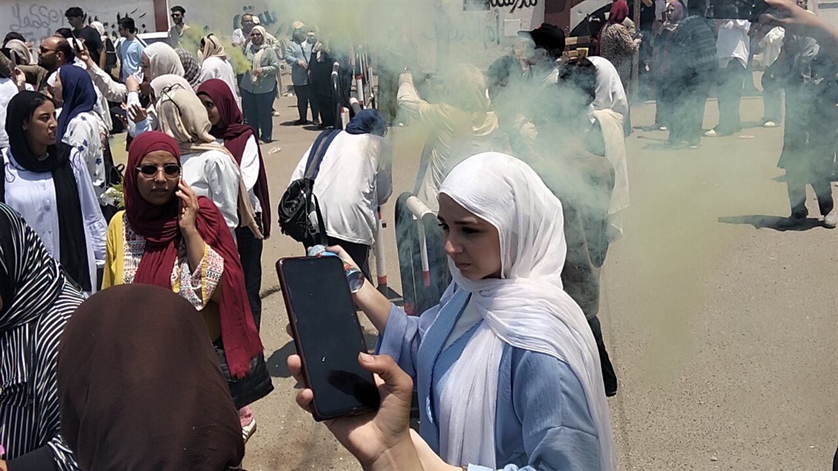 فرحة طلاب الثانوية العامة في الإسماعيلية، فيتو