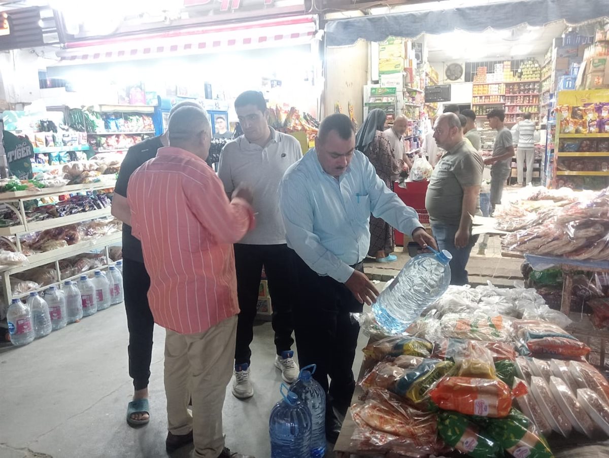 حملة تموينية علي الاسواق بدمياط 