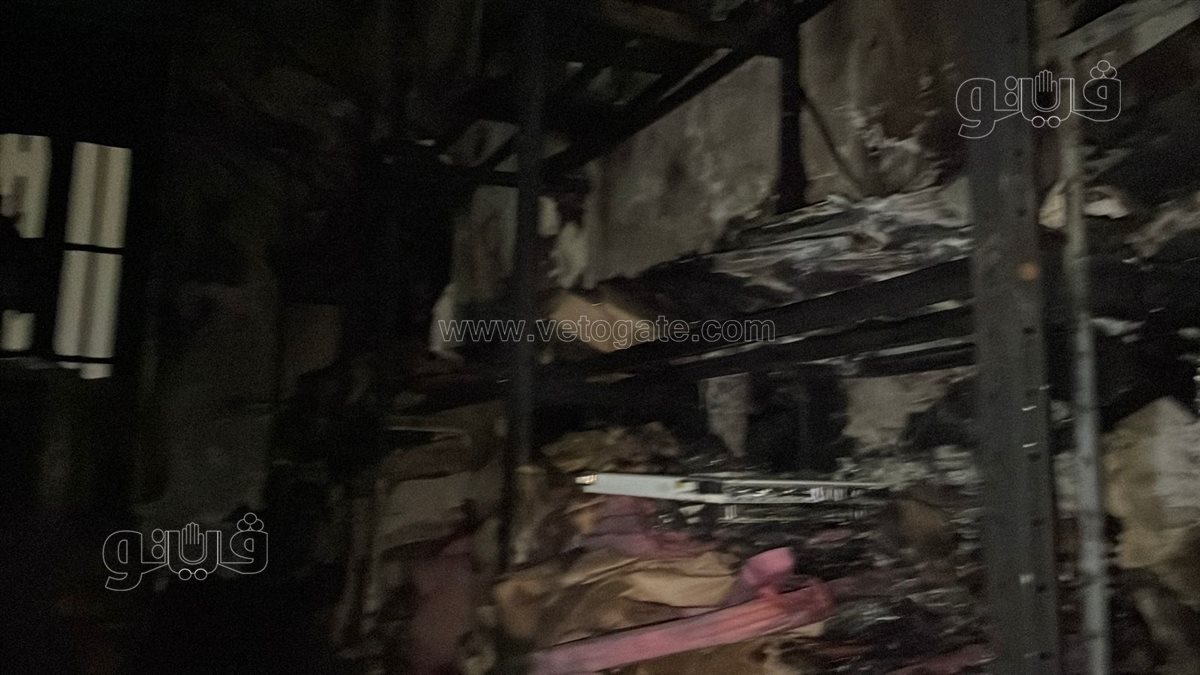 حجم الأضرار بسنترال رمسيس بعد تجدد اشتعال النيران (1)