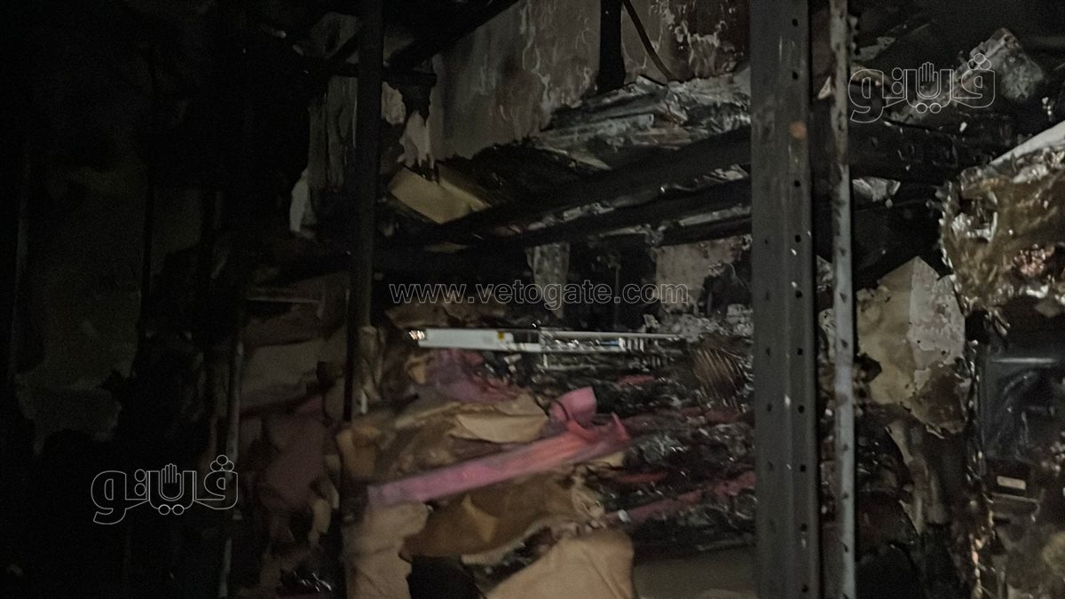 حجم الأضرار بسنترال رمسيس بعد تجدد اشتعال النيران (8)