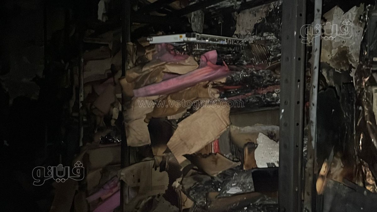 حجم الأضرار بسنترال رمسيس بعد تجدد اشتعال النيران (10)