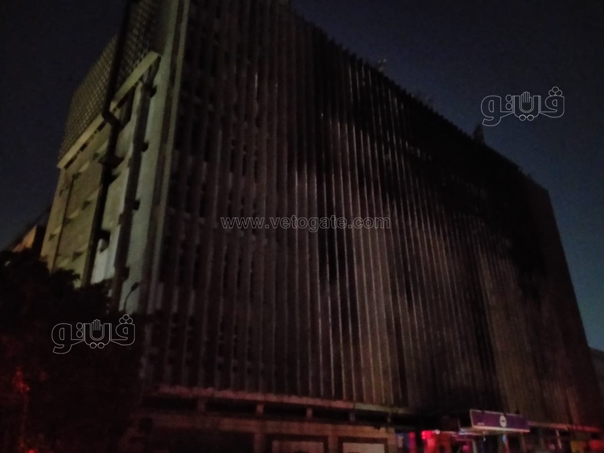 حريق محدود نشب أعلى سنترال رمسيس (6)