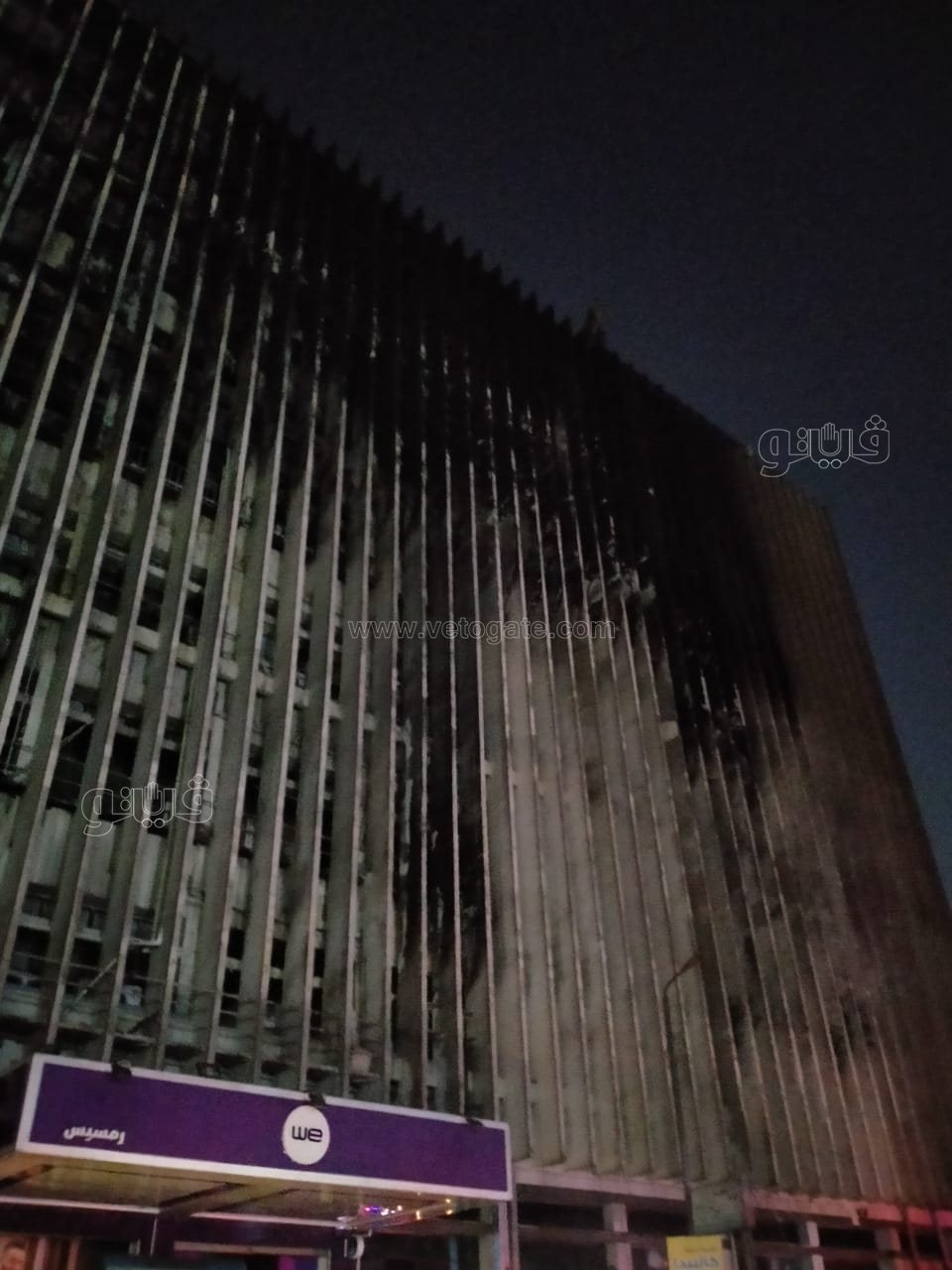 حريق محدود نشب أعلى سنترال رمسيس (9)