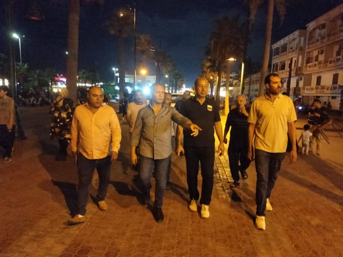 رئيس مدينة راس البر يقود حملة لازالة الاشغالات