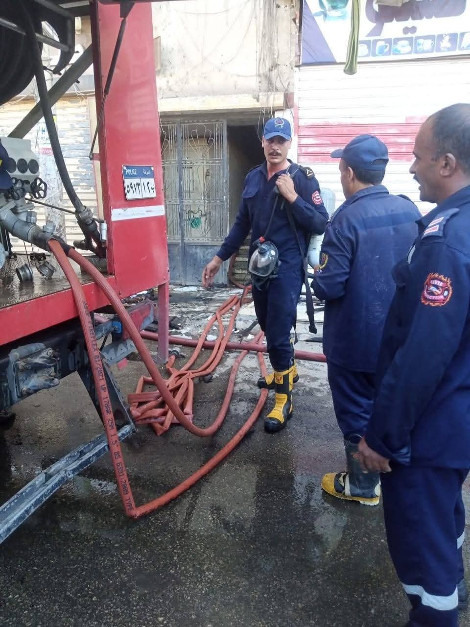 اصابة طفلين في حريق داخل شقة بعقار بالقليوبية،فيتو 