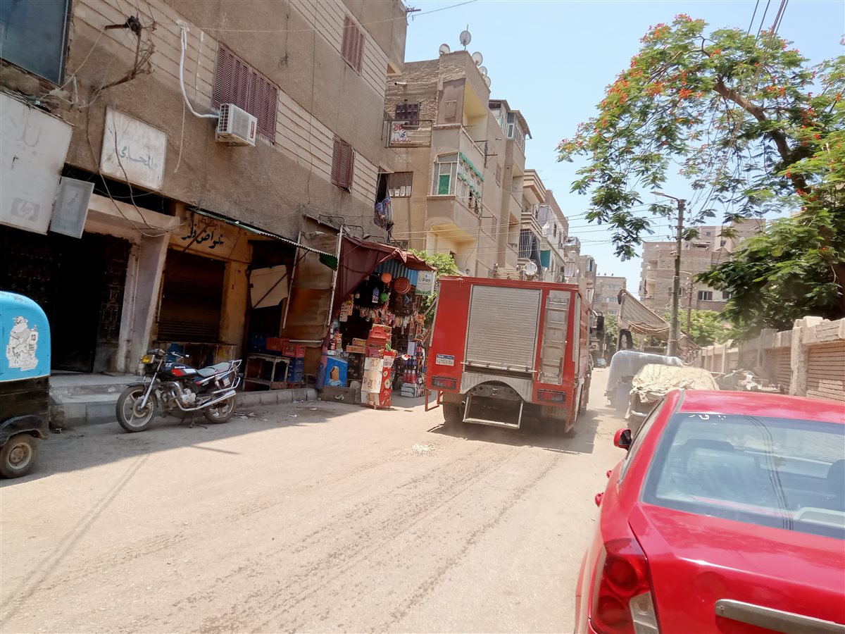 اندلاع حريق بشقة بقليوب القليوبية،فيتو 