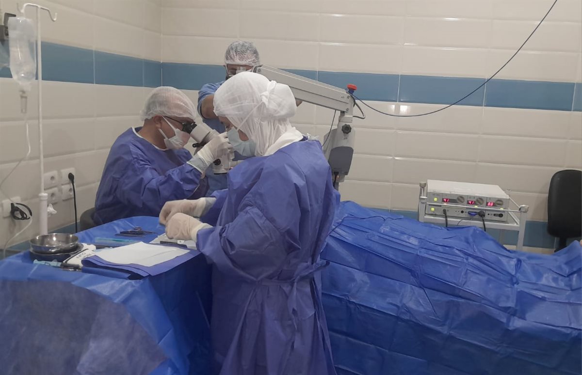 اجراء 6 عمليات والكشف على 30 حالة بستشفي الرمد بدمنهور، فيتو