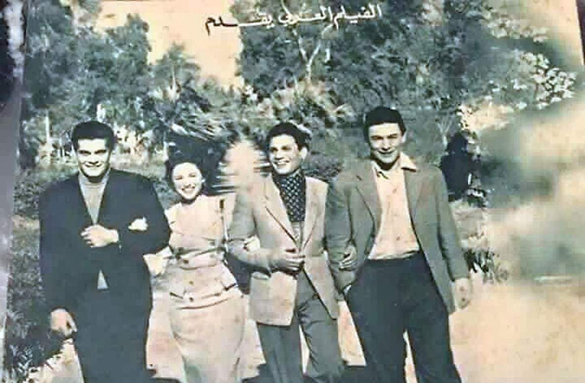 عبد الحليم حافظ وعمر الشريف فى ايامنا الحلوة 