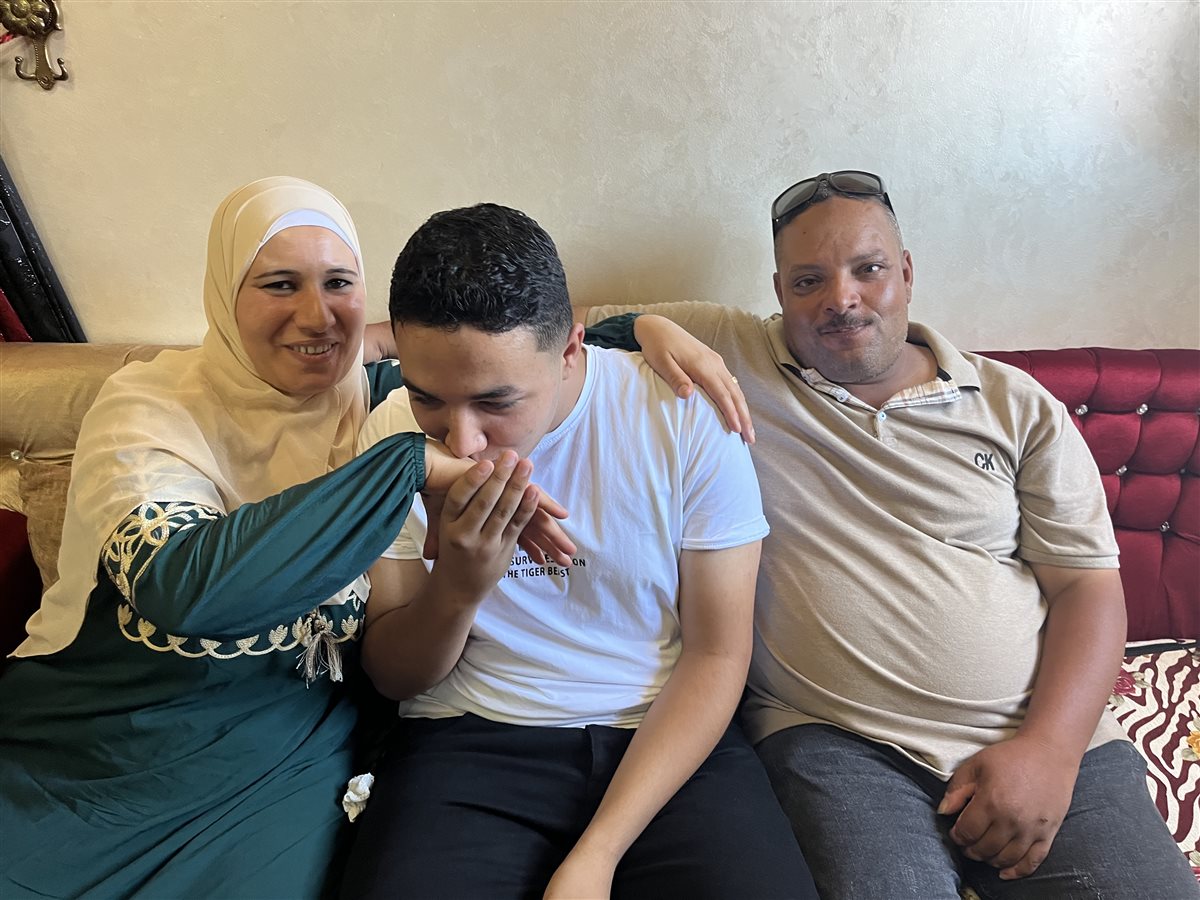 عائلة الطالب ياسين الاول بالبحيرة في نتيجة الدبلومات الفينة، فيتو