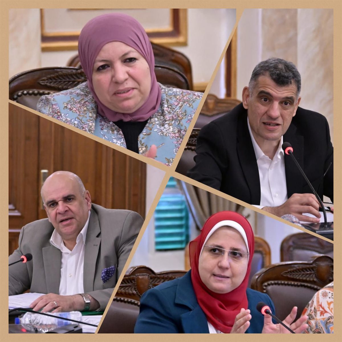 اجتماعات رئيس جامعة القاهرة 